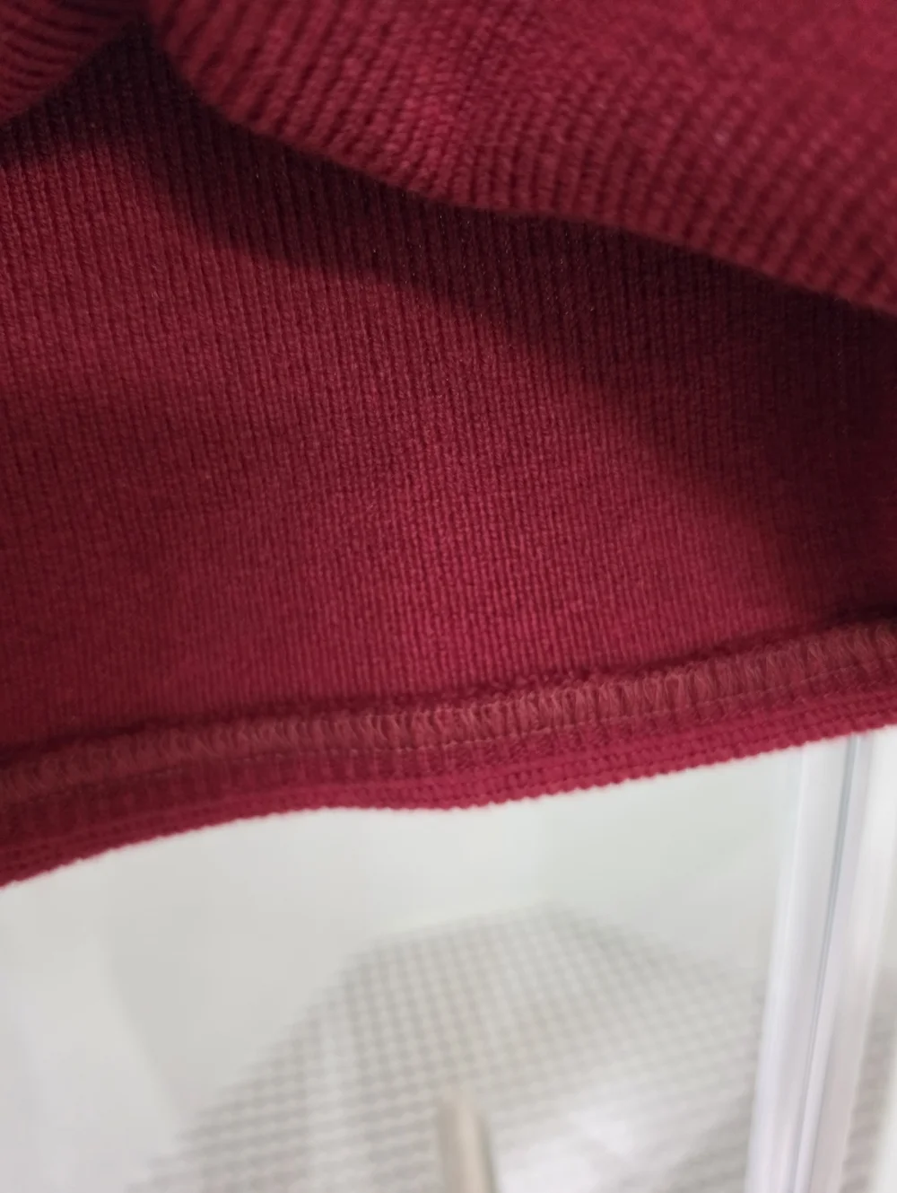 Reformation Bianca Regenerative Wool Sweater Dress In Chianti - Picture 12 of 12